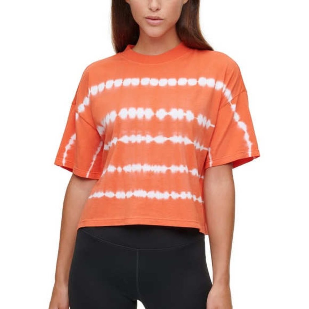 Calvin Klein Keywest Caliente Combo Tie-Dyed Crop Tee  Size XL
